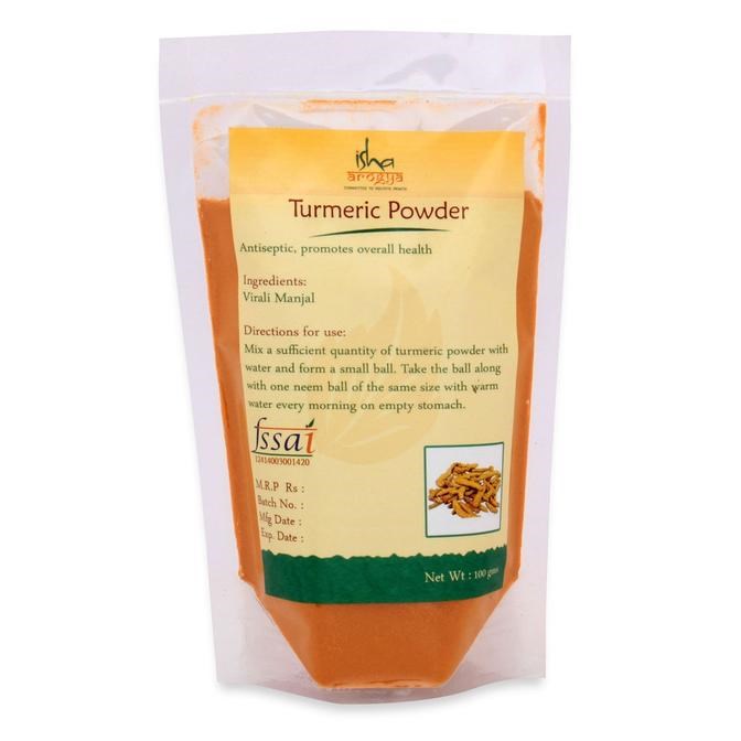 isha 薑黃粉(Turmeric), 100gm