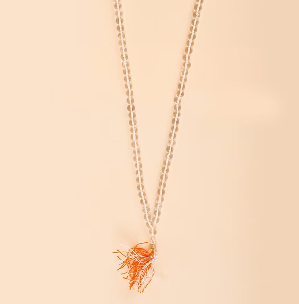 isha 石英項鍊 Spatik Mala 款式 - 0115004  6.1-6.5mm