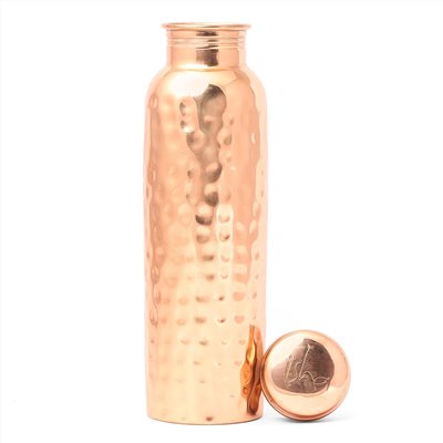 isha 純銅打造 (Hammered copper) 950ml 水瓶