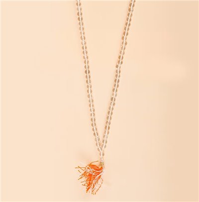 isha 石英項鍊 Spatik Mala 款式 - 0115004  6.1-6.5mm
